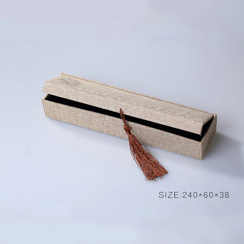 Scatola portaoggetti per gioielli con motivo a loto Buddha Stones , scatola regalo con nappe - Image 13