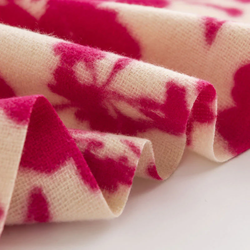 Scialle con stampa di nappe, in morbido e caldo tessuto a maglia, per autunno e inverno, con Buddha Stones e fiori di rosa tibetani - Image 10