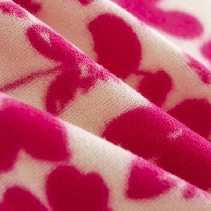 Scialle con stampa di nappe, in morbido e caldo tessuto a maglia, per autunno e inverno, con Buddha Stones e fiori di rosa tibetani - Image 8