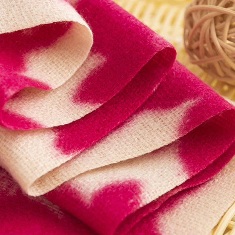 Scialle con stampa di nappe, in morbido e caldo tessuto a maglia, per autunno e inverno, con Buddha Stones e fiori di rosa tibetani - Image 9