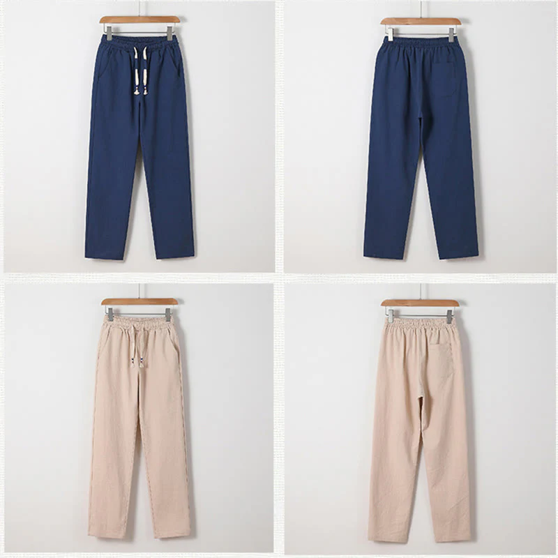 Set di 2 pezzi Buddha Stones, caratteri cinesi, gru, camicia in cotone, pantaloni con tasche, panno da meditazione per uomo - Image 5