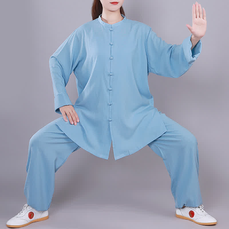 Set di abbigliamento unisex in cotone e lino , Buddha Stones, Tai Chi, Qigong, meditazione, preghiera, pratica spirituale Zen - Image 16