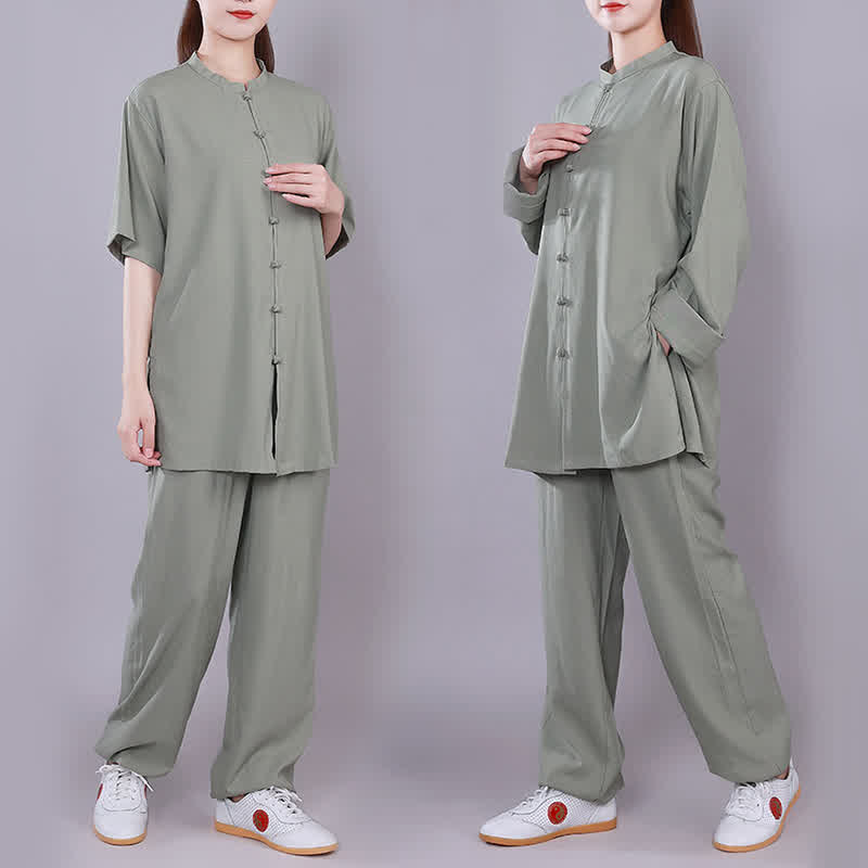 Set di abbigliamento unisex in cotone e lino , Buddha Stones, Tai Chi, Qigong, meditazione, preghiera, pratica spirituale Zen - Image 19