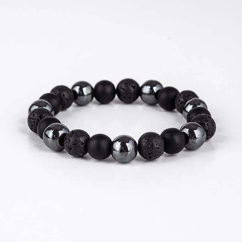 Set di bracciali e collane con occhio di tigre tibetano Buddha Stones - Image 19