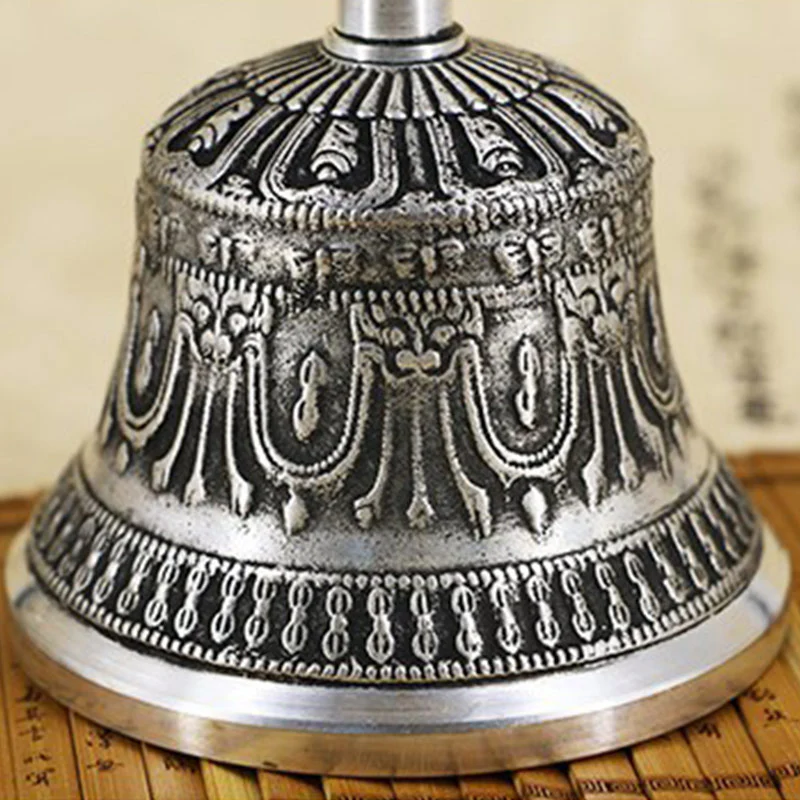 Set di campane per meditazione tibetane Buddha Stones e decorazioni in rame Vajra Dorje - Image 11