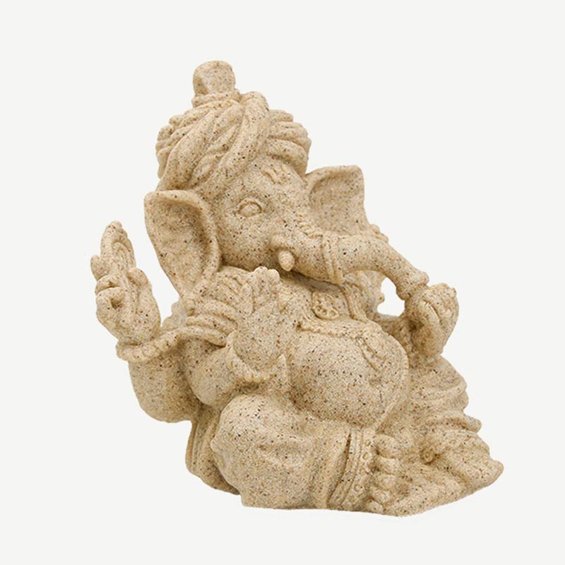 Statua dell'elefante Ganesh Ganpati Benedizione Protezione Decorazione della casa - Image 3
