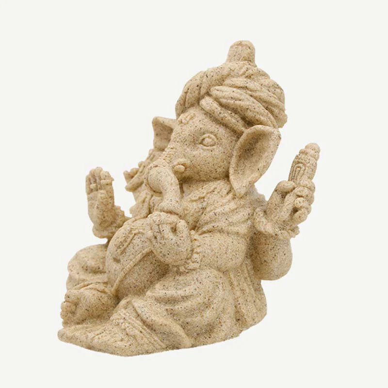 Statua dell'elefante Ganesh Ganpati Benedizione Protezione Decorazione della casa - Image 4