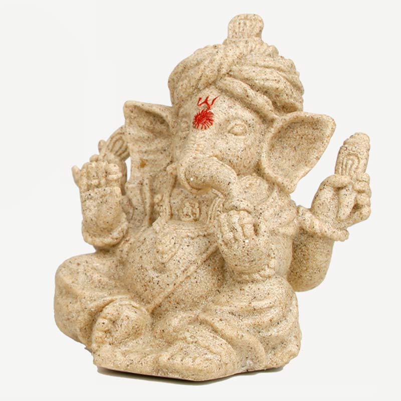 Statua dell'elefante Ganesh Ganpati Trasformazione Decorazione della casa - Image 6