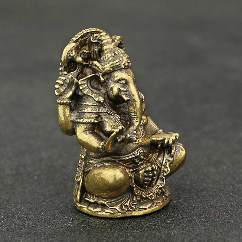 Statua dell'elefante Ganesh Ganpati Wealth Home Decor - Image 3