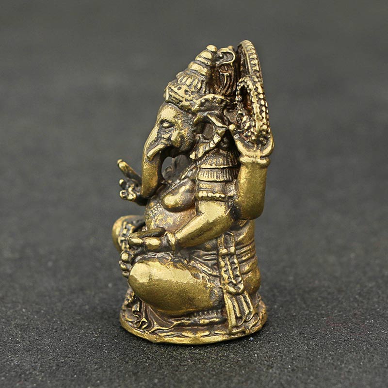 Statua dell'elefante Ganesh Ganpati Wealth Home Decor - Image 4