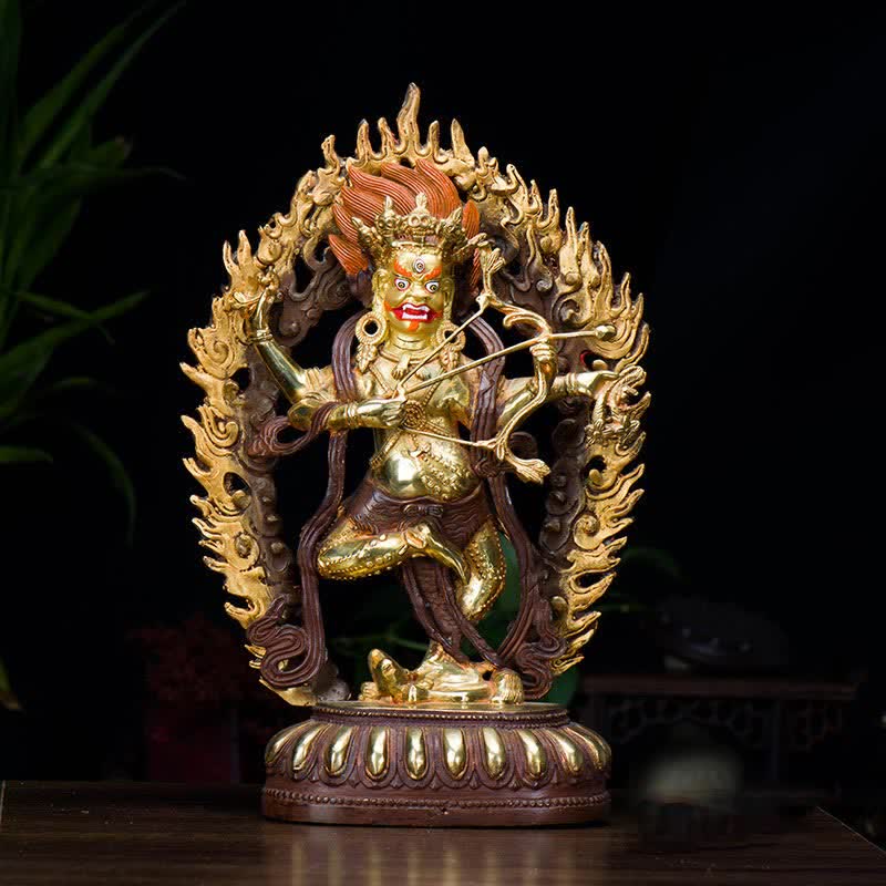 Statua di Buddha Kurukulla in rame, decorazione per la casa, serenità