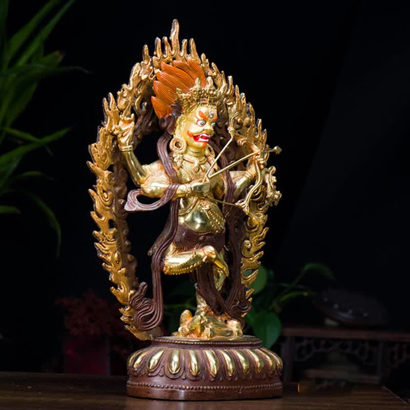 Statua di Buddha Kurukulla in rame, decorazione per la casa, serenità - Image 2