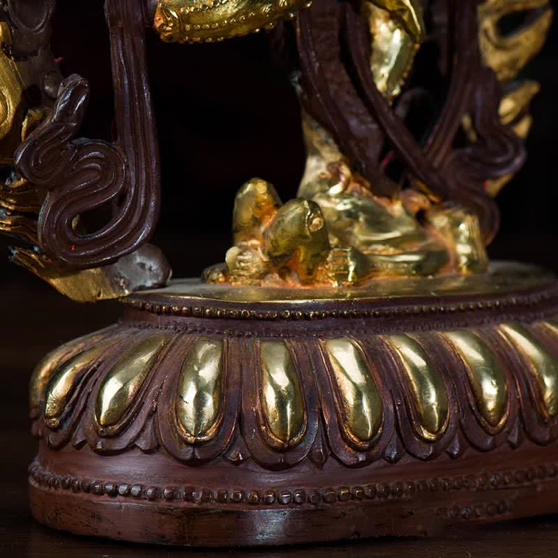 Statua di Buddha Kurukulla in rame, decorazione per la casa, serenità - Image 8