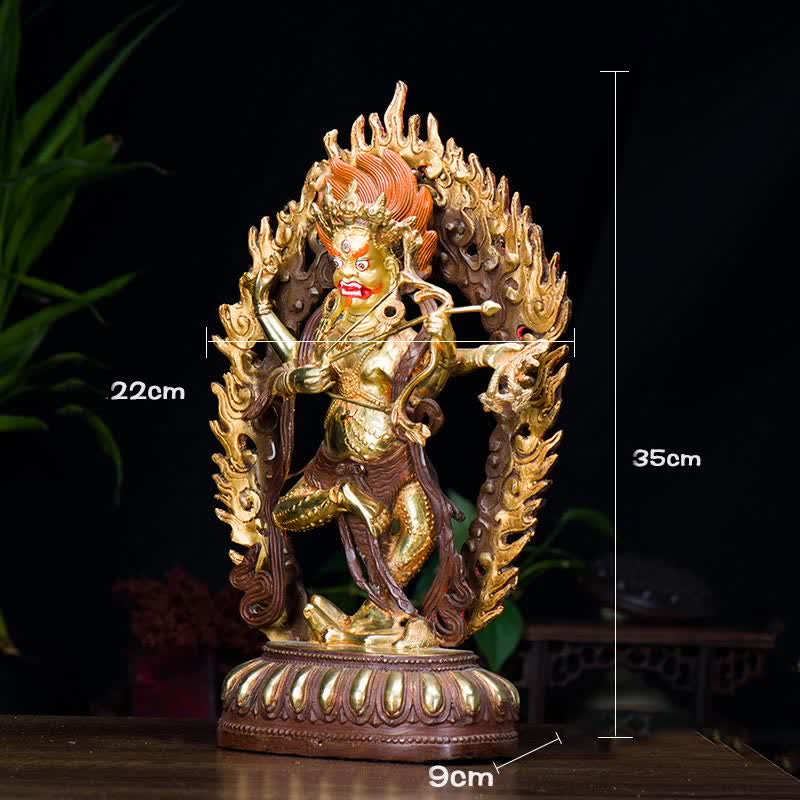 Statua di Buddha Kurukulla in rame, decorazione per la casa, serenità - Image 9