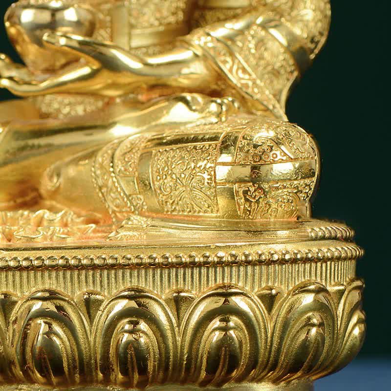 Statua di Buddha Shakyamuni Statua di rame dell'illuminazione Decorazione per la casa - Image 15