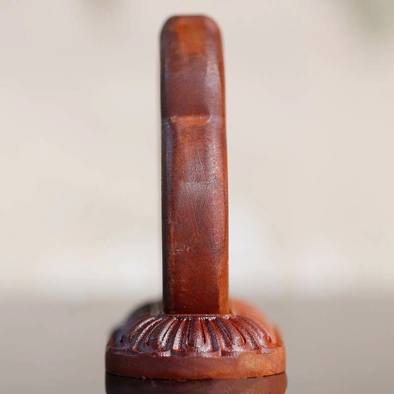 Statua di compassione incisa in legno del Buddha Vajrasattva, decorazione figurina - Image 4