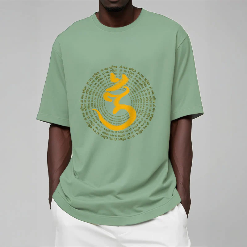 T-shirt Buddha Stones 108 OM NAMAH SHIVAYA Mantra sanscrito - Image 17