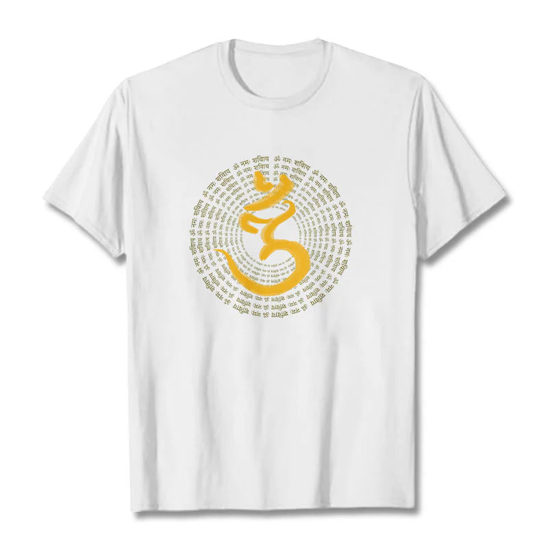 T-shirt Buddha Stones 108 OM NAMAH SHIVAYA Mantra sanscrito - Image 7