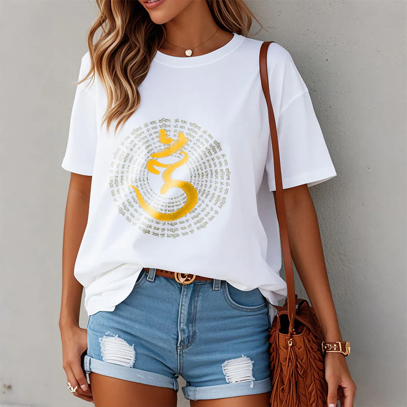 T-shirt Buddha Stones 108 OM NAMAH SHIVAYA Mantra sanscrito - Image 9