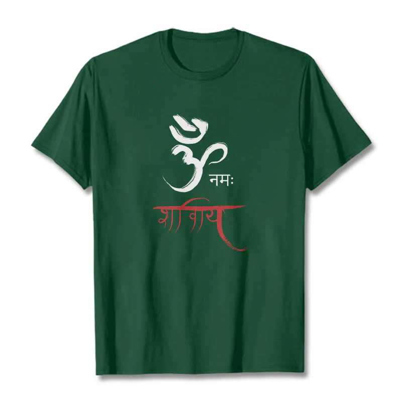 T-shirt Buddha Stones OM NAMAH SHIVAYA Mantra sanscrito - Image 11