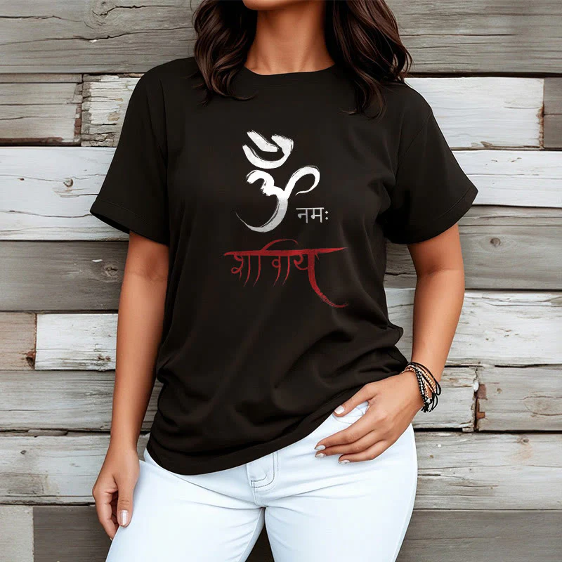 T-shirt Buddha Stones OM NAMAH SHIVAYA Mantra sanscrito - Image 8