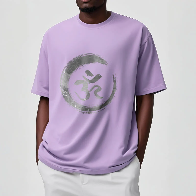 T-shirt con maglietta in sanscrito Buddha Stones OM Mantra - Image 17