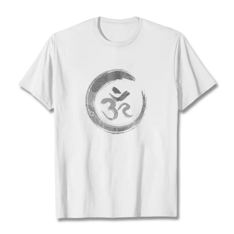 T-shirt con maglietta in sanscrito Buddha Stones OM Mantra - Image 5