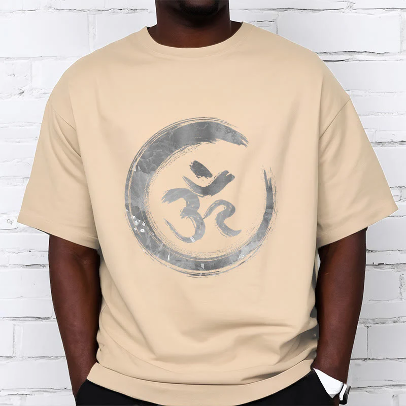 T-shirt con maglietta in sanscrito Buddha Stones OM Mantra - Image 9