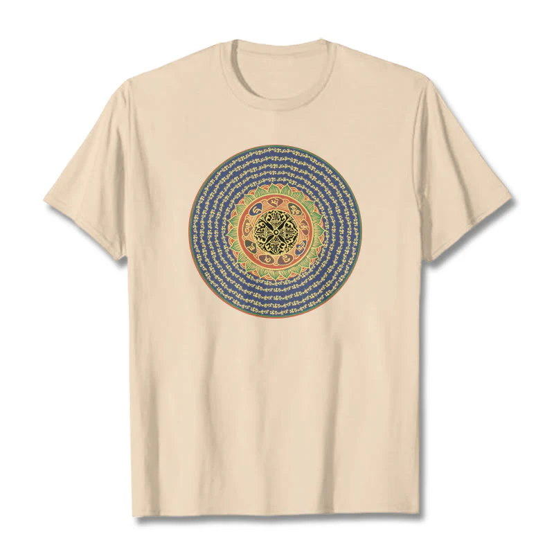 T-shirt in sanscrito con Buddha Stones 108 Om Mani Padme Hum Mantra - Image 23