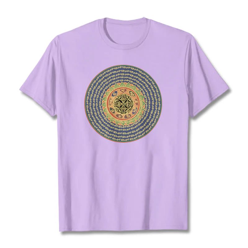 T-shirt in sanscrito con Buddha Stones 108 Om Mani Padme Hum Mantra - Image 29