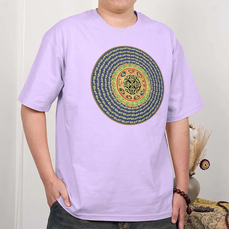 T-shirt in sanscrito con Buddha Stones 108 Om Mani Padme Hum Mantra - Image 30