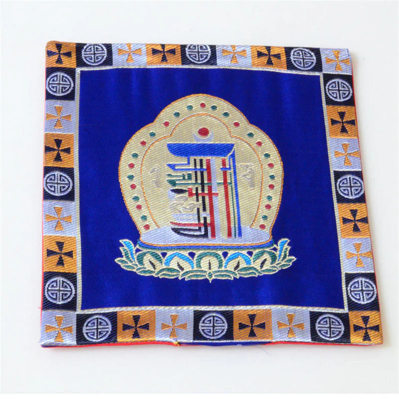 Tappetino da preghiera per altare Man-Bcu Kalachakra Meditazione curativa Tappetino Jacquard - Image 13
