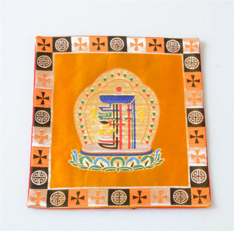 Tappetino da preghiera per altare Man-Bcu Kalachakra Meditazione curativa Tappetino Jacquard - Image 8