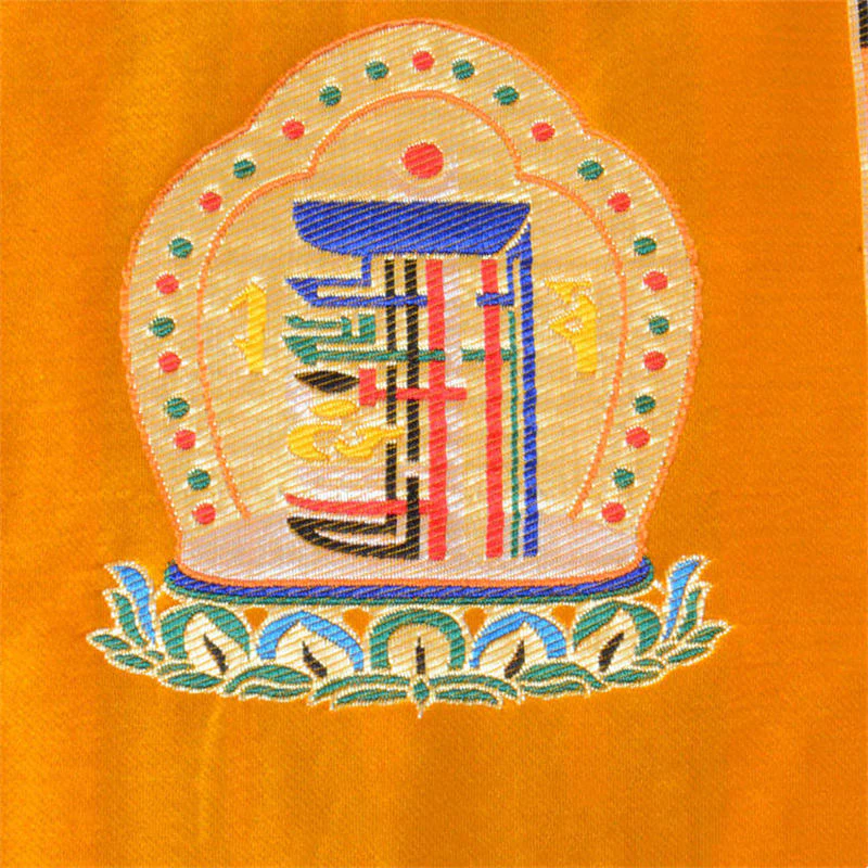Tappetino da preghiera per altare Man-Bcu Kalachakra Meditazione curativa Tappetino Jacquard - Image 9