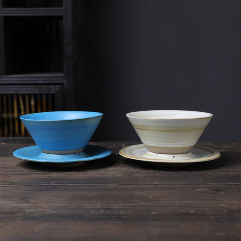 Tazza da caffè in ceramica con design del pianeta Buddha Stones , tazza da caffè in ceramica grezza con piattino - Image 10