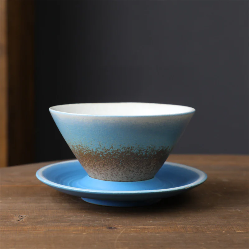 Tazza da caffè in ceramica con design del pianeta Buddha Stones , tazza da caffè in ceramica grezza con piattino - Image 15
