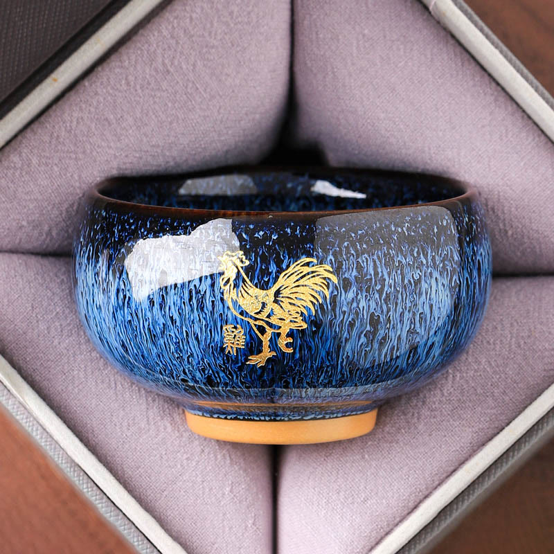 Tazza da tè in ceramica con Buddha Stones, zodiaco cinese, anno del cavallo, tazza da tè Kung Fu, 135 ml - Image 10
