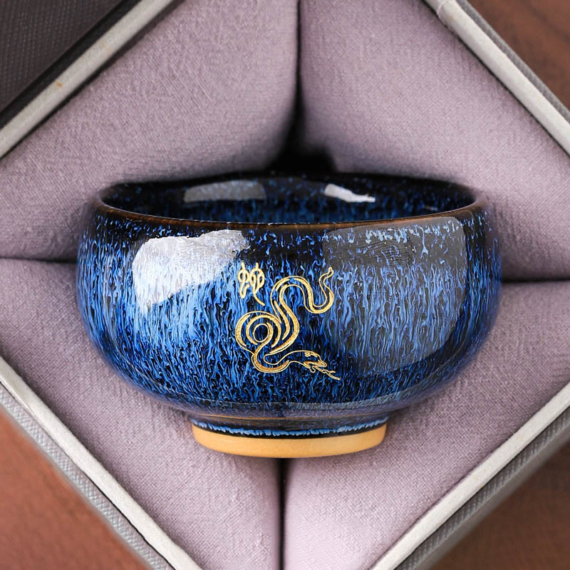 Tazza da tè in ceramica con Buddha Stones, zodiaco cinese, anno del cavallo, tazza da tè Kung Fu, 135 ml - Image 7