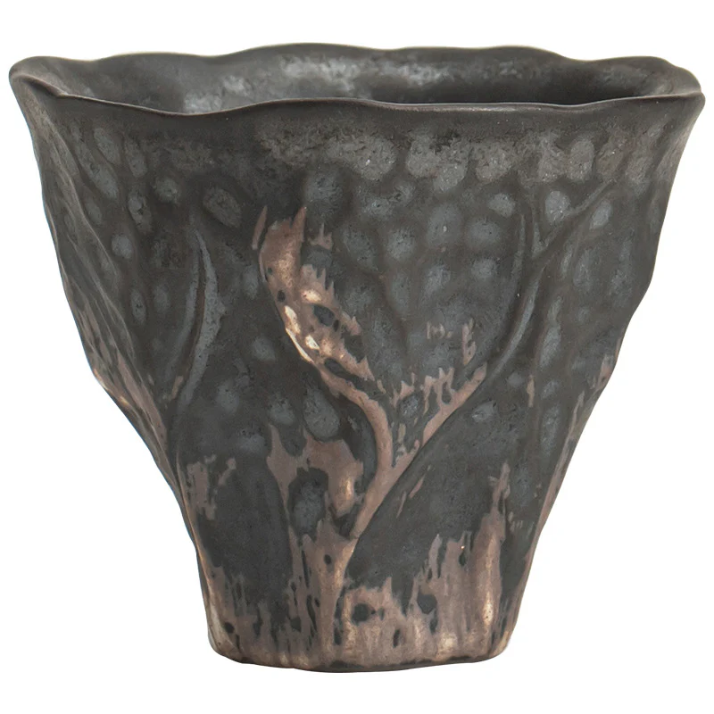 Tazza da tè in ceramica Zen a forma di fiore di loto Buddha Stones Kung Fu Tea Cup 50ml - Image 12