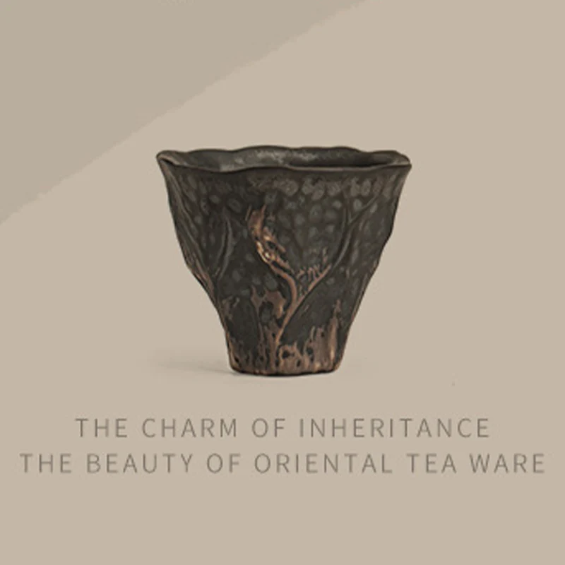 Tazza da tè in ceramica Zen a forma di fiore di loto Buddha Stones Kung Fu Tea Cup 50ml - Image 14